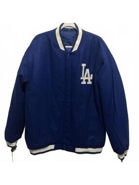 Los Angeles Dodgers Blue Varsity Reversible Jacket 3XL New $250